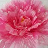 Decoratieve bloemen Hoogwaardige zijdergaren Artificial Peony For Childn's Day Stage rekwisieten Huwelijksfeest Decoratie Fake Flower Head