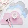 Table Mats Food Grade Silicone Placemat Cloud-shaped Baby Mat Insulation Waterproof Spill-proof Tablecloth Kitchen Utensils