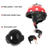 Casques de moto demi-personnali vélo équitation beau casque Stberry avec lunettes de course scooter livraison directe mobiles motos Dhyqc