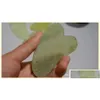 Massage Stones Rocks Natural Jade Mas Tool Guasha Board Gua Sha Sha Treat Treated Stone Scra Care Healthy Drop Delivery Health Beaut Dhw9M