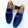 Kleid Schuhe Männer Loafer Faux Wildleder Leder Niedrigen Absatz Casual Vintage Slipon Mode Klassische Männliche 230220