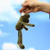 かわいい脚のカエルのぬいぐるみのおもちゃペンダントフィギュアセサミストリート人形学校バッグキーリング衣料品ケースバッグアクセサリー