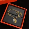 Collana da donna di design Bracciali di lusso da donna Gioielli per ragazze alla moda Gioielli in oro Ornamenti casual Accessori per feste di matrimonio