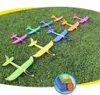 Wholesale 20pcs 36-48CM Hand Throw Foam Plane Model Glider Airplane Kids Gift Free Fly Toys