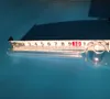クリアストレートパイレックス喫煙ガラスオイルバーナーパイプ透明な素晴らしいチューブチューブネイルチップG5-14