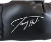 Oscar De La Hoya Larry Holmes Benavidez Marvelous Marvin Materials Autographe signé Gants de boxe auto dédicacés