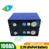 8pcs 3.2v 100ah LiFePO4 Phosphate Power Battery For Electric Vehicle 12v Solar Rechargeable