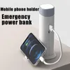 Bordslampor LED Portable Desk Lamp Foldbar Emergency Power Bank Telefon Holder Book Light Office Smart