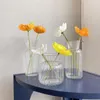 Vasos vasos de flor para decoração de casamento decoração central peça de vidro plantador de mesa de terrário contêineres florais