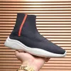 New Designer Knit Socks Shoes Classic trainer Casual Shoes luxury Men Black white runners sneakers fashion socks boots Knit shoes With box size 38-45