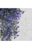 Fiori decorativi Ghirlande Fiore artificiale Pianta penzolante Viola 5 rami Parete Casa Giardino Recinzione Decor Finta plastica Appesa Matrimonio Bi