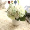 Dekorativa blommor Bröllopsmaterial Silk Flower Bouquet Roses Dahlias Artificial Fake Bridal Room Buquets Home Party Decorations