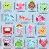 50 pièces mignon Animal Axolotl dessin animé autocollants pour enfants cadeau étanche décalcomanies valise vélo Skateboard ordinateur portable autocollant