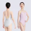 STEGN WEAR Ballerina Summer Darne Roupos de Sling Sling Ballet Letard Performance Roupa de peça única para mulheres W22403