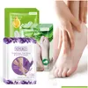 Fußpflege Efero Lavendel-Aloe-Maske Entfernen abgestorbener Haut Fersen Peeling für Beine Peeling-Socken Pediküre Drop-Lieferung Gesundheit Schönheit zu Dhiyd