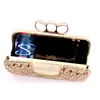 Avondtassen Vrouwen Clutch Knuckle Ringen Tas Dames Feest Bruiloft Bruid Mode Portemonnee Dagmake-up 230220