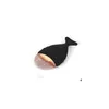 Makeup Brushes New Desgin Fashion Colorf Mermaid Fish Tail Shape Powder Blush Foundation Oval Make Up Tools Drop Delivery Health Bea Dhklv