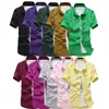 Men's Casual Shirts 2023 Mens Short Sleeved Dress Fashion Slim Fit Cotton For Spring Summer 15 Colors