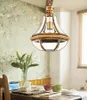 Hanger lampen keuken koper matglas hangend licht e27 voor eetkamer schaduw vintage suspensie led lamparas