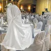 Couvertures de chaise 1pcs Couverture de satin Salle à manger Banquet de mariage Décoration de fête Fournitures de dîner annuelles Universal Home Decor