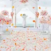 Décoration de fête 200 / 400pcs pétales de rose en soie blush rose pour décor de mariage pièce maîtresse réception décors fleur fille douche nuptiale