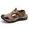 Sandalen Echt leer Heren sandalen Zomer Grote maten vrijetijdsschoenen Mode Slippers Groot 3847 230220