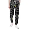 Heren broek jumeast 3d jogger casual joggingbroek baggy heren witte polka dots print rechtstreeks voor heren streetwear tracksuit broek