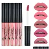 LIG BLISS TEAYASON 5PCS Nude Matte Liquid Lipstick