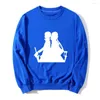 Bluzy męskie 2023 Mash Miecz Art Online Winter Hoodie Loose Blushirt Autumn Streetwear Kirito Yuuki Asuna Printing Pullovers