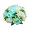 Flores decorativas 26 cm de rosa bolas de flores artificiais casamento coluna romana guia decorações de aniversário festa de aniversário lindas peças centrais