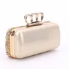 Evening Bags Women Clutch Knuckle Rings Bag Ladies Party Wedding Bride Fashion Wallet Day Makeup 230220