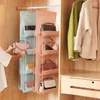 Storage Boxes Foldable With Hanger Handbag Wardrobe Hanging Organizer Bag Household Supplies