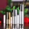 Storage Bottles 20 X 15/30/50ml Gold Silver Airless Vacuum Pump Bottle For Makeup Lotion Emulsion Serum Liquid Foundation Whitening Essence