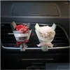 Interior Decorations 2022 Bouquet Car Decoration Per Clip Ornaments In Aroma Diffuser Dried Flower Accessories Girls Drop Delivery M Dhrip