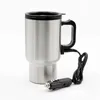 Bilvärmefans Cup Auto 12V Electric Kettle Cars Thermal Heater Cups kokande vattenflasktillbehör 450mladd Kabel Drop Delive Dhyek