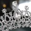 Tiaras Neue Silber Farbe Kristall Diademe Für Frauen Hochzeit Tiaras Kronen Strass Haarschmuck Kopfschmuck Braut Mode Schmuck Z0220