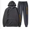 Männer Frauen Casual Trainingsanzug Frühling Herbst Herren Sets Einfarbig Sportswear Marke Hoodie Hosen Kleidung Mode 2 Stück Set Sportanzüge A015