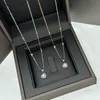 Ketting voor ontwerper diamant verguld sterling zilver klassieke stijl vervagen geschenk