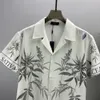 Men Designer Shirts Summer Shoort Sleeve Casual Shirts Fashion Loose Polos Beach Style Breathable Tshirts Tees Clothing #10