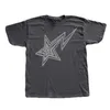 Herren T-Shirts Unisex Y2k Sommer Herren T-Shirt Fashion Graphics Star Print Mann Goth T-Shirt Sport Grunge Gothic Kurzarm übergroße T-Shirt Z0220