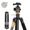 Tripodlar QZSD BEIKE Q999C Karbon Fiber Profesyonel Tripod Monopod Ballhead Chanteebel DSLR Kamera 1400g Netweight 159cm maksimum yükseklik