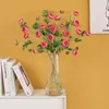 Decorative Flowers False Camellia Beautiful Long Lasting Simulation Desktop Faux Flower Branch Ornament Living Room Supplies