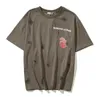 T-shirty męskie RRR123 Piekło Out Pockets Retro krótkie rękawowe koszulę dla mężczyzn i kobiet Cotton High Street Oversited Top Tees Z0220
