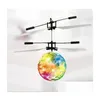 Jouets volants à LED Nouveau Rc Ball Avion Hélicoptère Clignotant Allumer Jouet Drone Électrique À Induction Pour Enfants Enfants C044 Drop Livraison Dh9Wz