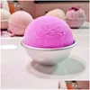 Bath Salts Round Aluminium Alloy Bomb Molds Diy Tool Salt Ball Homemade Crafting Gifts Semicircle Sphere Metal Mold Drop Delivery He Dhyoe