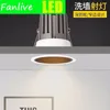 Faretti 10 Pz/lotto Led Wall Washer Downlight Dimmerabile 5w 7w 10w 12w Spot Light AC85-265V El Lampada Apertura 75mm Sfondo