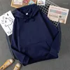 Sudaderas para hombres sudaderas sudaderas con capucha de color oscuro y otoño de otoño y terciopelo delgado pareja de deportes casuales s-3xl