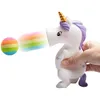 ￅngest Relief Sensory Expressions Foam Ball Popper Toy Unicorn Squeeze and Launch Toys Shooting Up To 20 Feet 5 Rainbow Balls Incceded