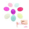 Sponges Applicators Cotton Facial Exfoliating Brush Infant Baby Soft Sile Wash Face Cleaning Pad Skin Spa Scrub Cleanser Tool Dro Dh5M6