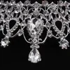 Tiaras 1pc Cristal de casamento de luxo Coroas Tiara Princess Queen Party Prom Rhinestone Tiara Hair Band Band Acessórios de jóias Z0220